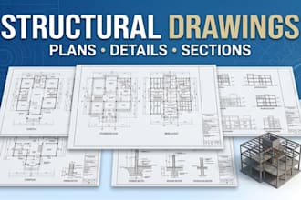 create professional 2d autocad drawings and plans