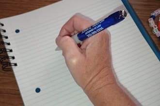 handwrite a personalized letter or note for you