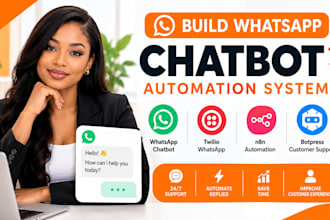 build whatsapp chatbot twilio whatsapp n8n automation customer support botpress