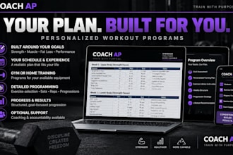 create a personalized workout program