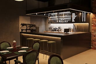 3d interior visualization, 3ds max, corona render