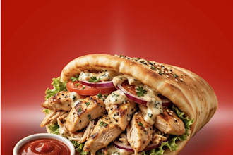 design canva templates for pizza, burger and fast food