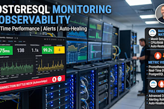 build postgresql observability dashboards with prometheus and monit