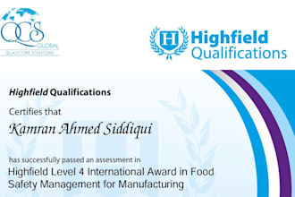 develop your haccp plan and food safety management system
