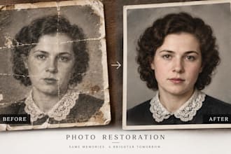 restore, repair and enhance your old photos naturally