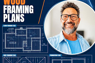 create florida wood framing plans and residential structural drawings