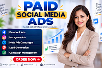 manage paid ads, facebook ads, instagram ads and meta ads campaigns