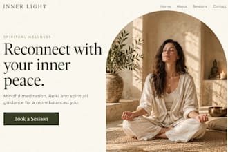 design redesign wix spiritual website reiki tarot holistic astrology website
