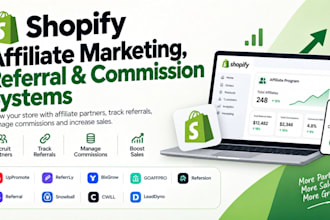setup shopify affiliate marketing uppromote referrly bixgrow goaffpro refersion