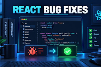 fix react typescript and javascript website bugs
