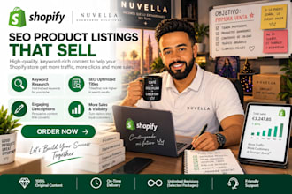 create SEO product listings for your shopify store