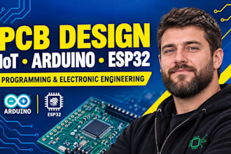 code for you using rashberry pi, arduino, esp32, stm32, pi programming, pcb cm4