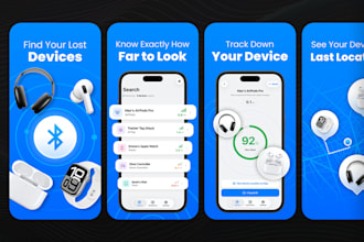 design app screenshots for app store and play store