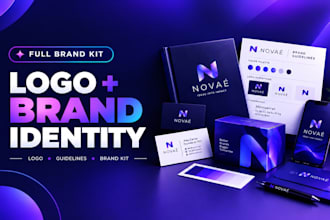 design a brand kit, brand book and visual identity