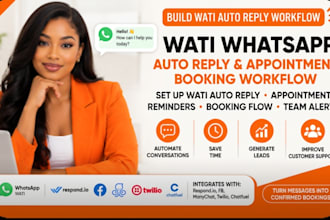 setup wati whatsapp auto reply appointment reminders booking flow team alerts