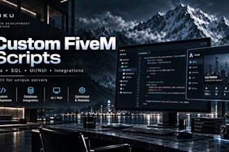 develop a complete custom fivem script