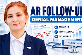 manage medical billing ar follow up and denied claims