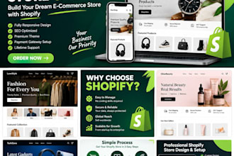 create a professional shopify store