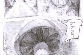 create a comic or manga panels for you