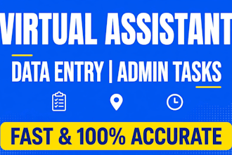be you virtual assistant for admin work