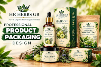 design premium product packaging and labelling for brands