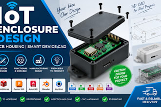 do effective iot enclosure design, pcb housing, smart device cad