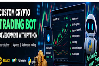 develop a custom crypto trading bot with python