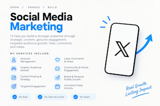handle your x twitter content engagement  and growthxx