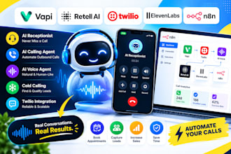 ai receptionist vapi ai calling agent retell ai voice agent cold calling twilio