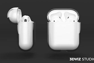 create high end photorealistic 3d product cgi