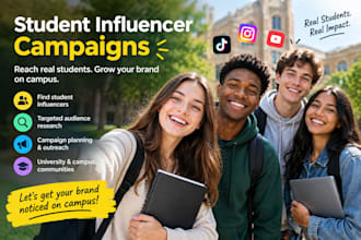 run a student influencer campaign for your brand