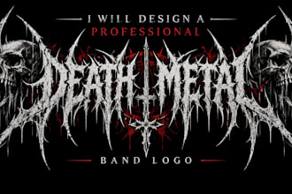 design a professional death metal band logo