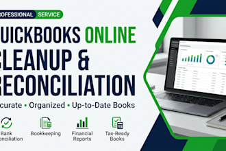 clean up and reconcile your quickbooks online books