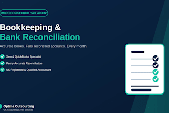 do bookkeeping and bank reconciliation for your business