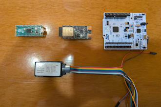 write esp32, stm32, raspberry pico and arduino firmware