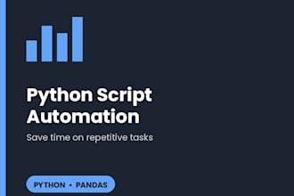 write a simple python script to automate a repetitive task