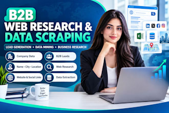 do professional web research and online data research