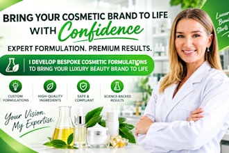 formulate skincare, haircare and personal care products