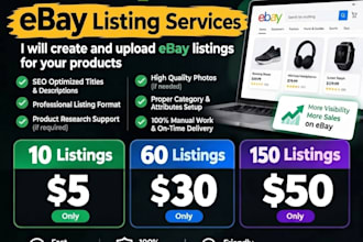 do ebay listing, ebay product listing, ebay lister, ebay product