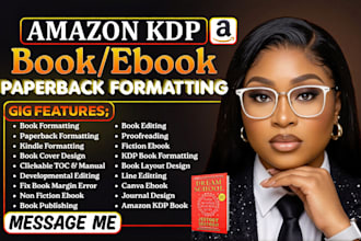 book formatting for amazon KDP kindle ebook formatting paperback formatting
