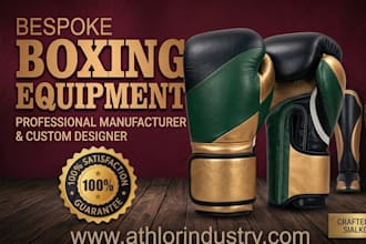 design and manufacture custom boxing gloves and fight gear