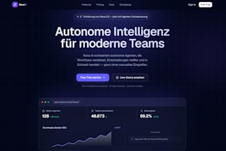 build a high end nextjs landing page with modern ui ux and framer motion