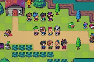 do pixel art tileset top down rpg maker isometric  environment tilemap