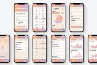 develop a custom iot mobile app and bluetooth device controller