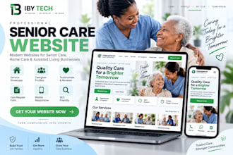 build a professional senior care website for your business