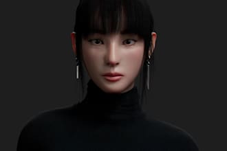 create custom metahuman characters with hair, clothing and facial customization