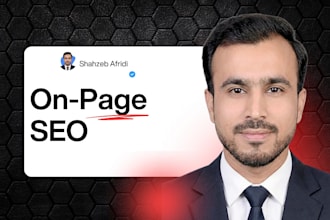 do complete on page SEO and website optimization