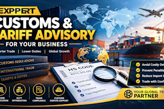 provide expert customs and tariff advisory for your business
