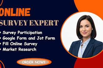 design market research questionnaire, conduct online survey and market analysis