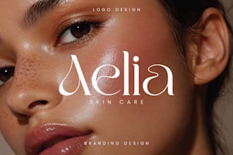 design a luxury feminine logo and branding kit